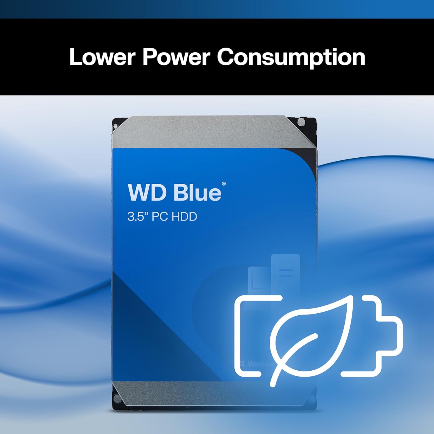 Western Digital 4TB WD Blue PC Internal Hard Drive HDD - 5400 RPM, SATA 6 Gb/s, 128 MB Cache, 3.5 - AHW Store
