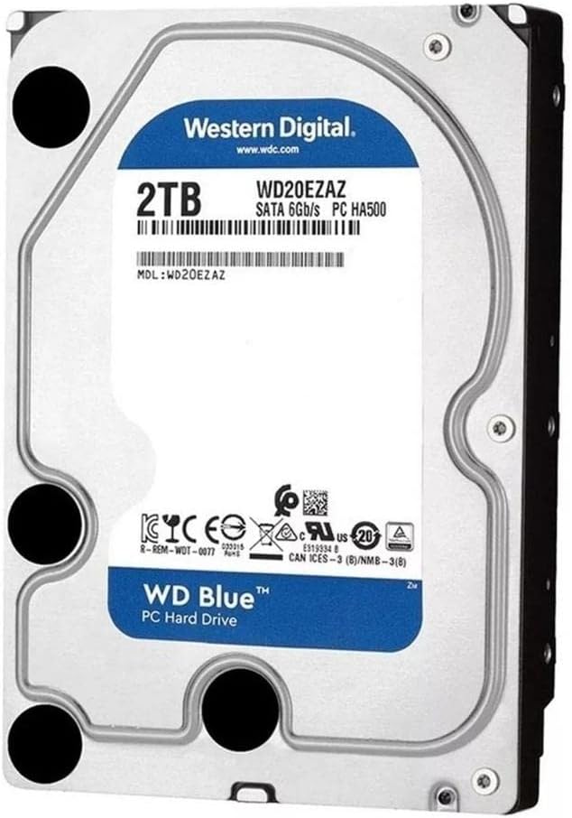 Western Digital WD 2 TB Blue PC HDD - WD20EZAZ - AHW Store