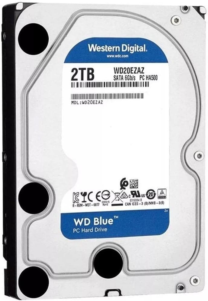 Western Digital WD 2 TB Blue PC HDD - WD20EZAZ - AHW Store