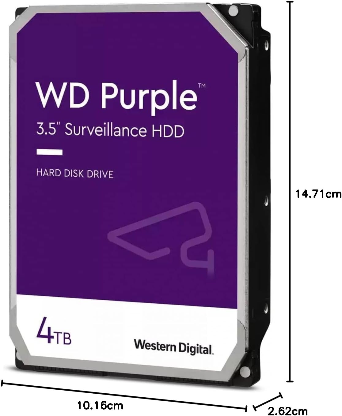 Western Digital WD PURPLE 4000GB 256MB 3.5IN SATA 6GB/S 5400 RPM - AHW Store