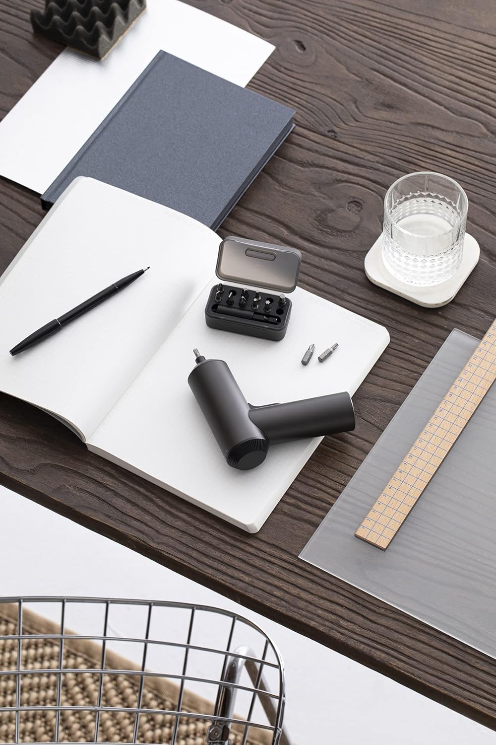 Xiaomi Mijia Cordless Rechargeable Screwdriver 3.6V 2000Mah Li - Ion 5N.M Electric Screwdriver With 12 - AHW Store