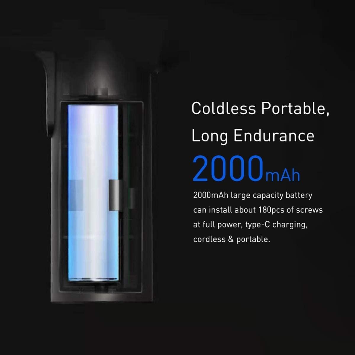 Xiaomi Mijia Cordless Rechargeable Screwdriver 3.6V 2000Mah Li - Ion 5N.M Electric Screwdriver With 12 - AHW Store