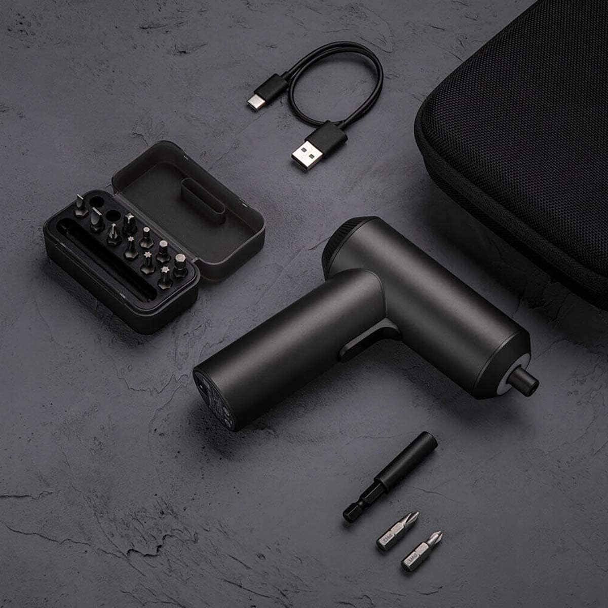 Xiaomi Mijia Cordless Rechargeable Screwdriver 3.6V 2000Mah Li - Ion 5N.M Electric Screwdriver With 12 - AHW Store