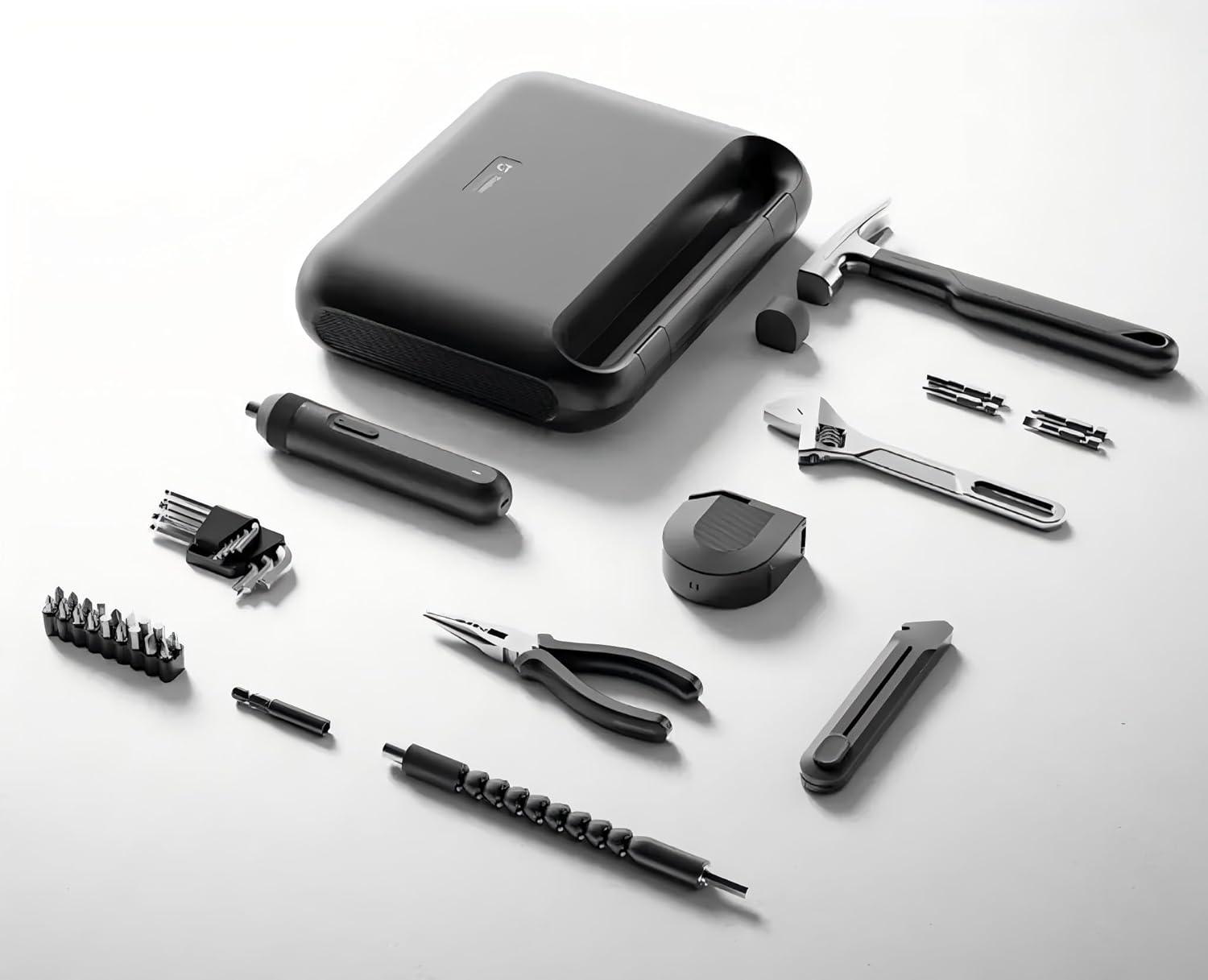 Xiaomi Mijia Multifunctional Screwdriver Toolbox MJGJX001QW with LED Portable Home Tool Set - AHW Store