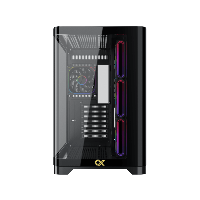 Xigmatek Crystal Storm V2  Curved TG Mid Tower Case 4 Fan ARGB