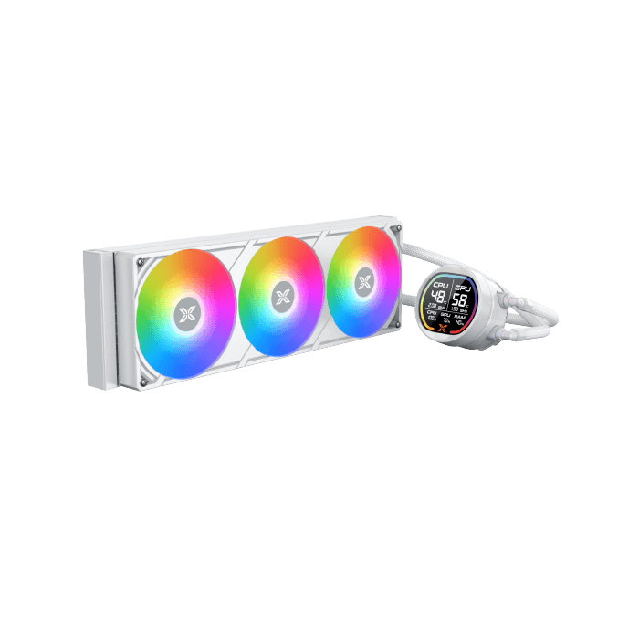 Xigmatek LK Pro 360mm Digital Arctic ARGB 2.7 Smart Digital LCD White AIO Liquid CPU Cooler