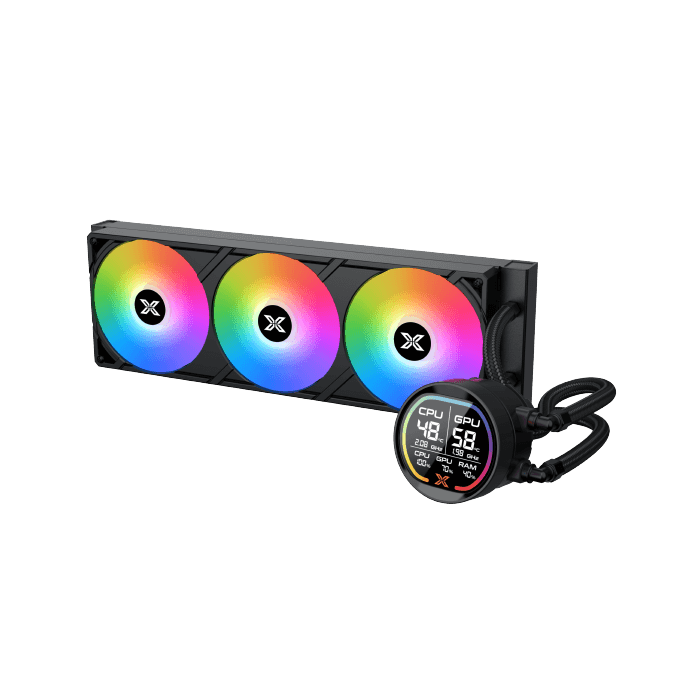 Xigmatek LK Pro 360mm Digital ARGB 2.7 Smart Digital LCD AIO  Liquid CPU Cooler