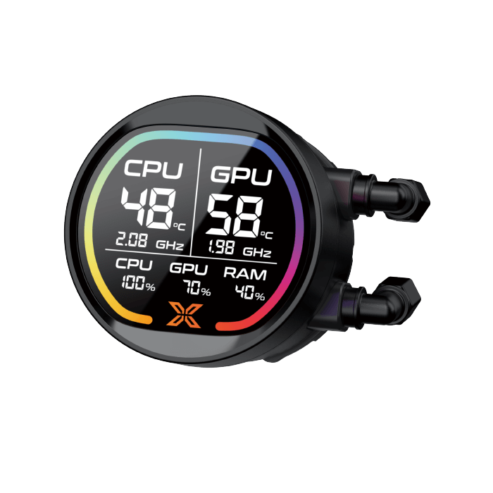 Xigmatek LK Pro 360mm Digital ARGB 2.7 Smart Digital LCD AIO  Liquid CPU Cooler