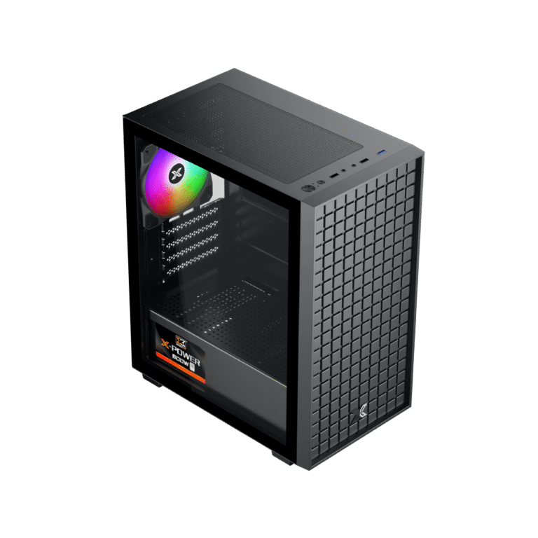 Xigmatek Sky M FRGB 3 Fan + X-Power 600W 80+ White Micro Tower Case