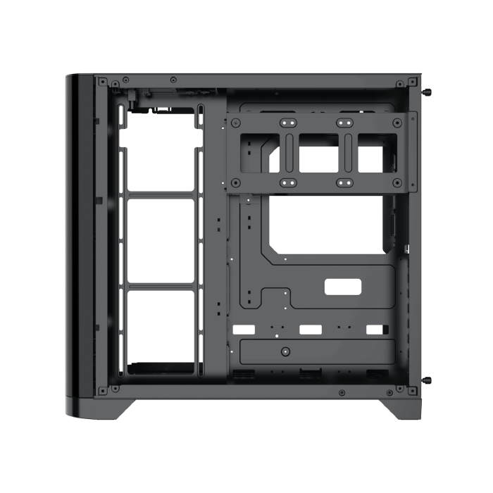 Xigmatek Crystal Storm V2 Curved TG Mid Tower Case 4 Fan ARGB + Fan Controller + X Power 600W 80 Plus