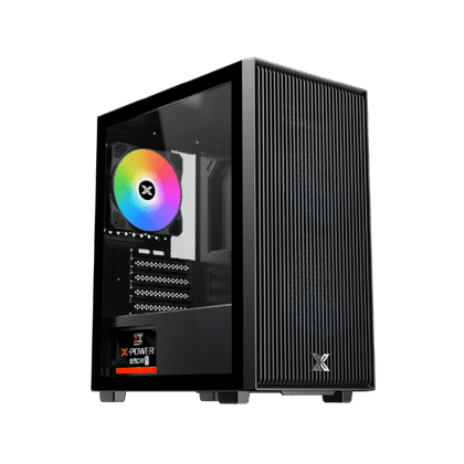 Xigmatek Amun 3 Fan ARGB PWM + X Power 650W 80 Plus Micro Tower Case - AHW Store