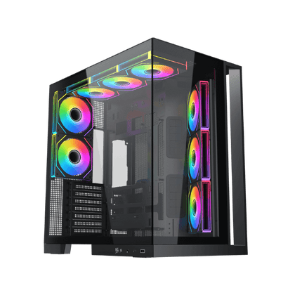 Xigmatek Aqua 7 Argb BTF 8 Fan ARGB Pwm EATX Type C Super Tower Case - AHW Store