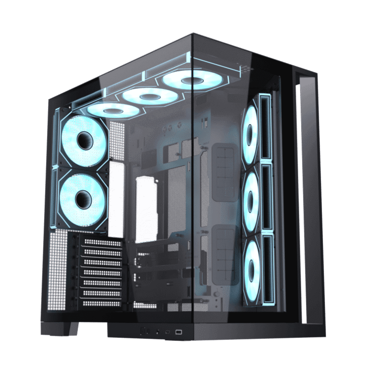 Xigmatek Aqua 7 Argb BTF 8 Fan ARGB Pwm EATX Type C Super Tower Case - AHW Store