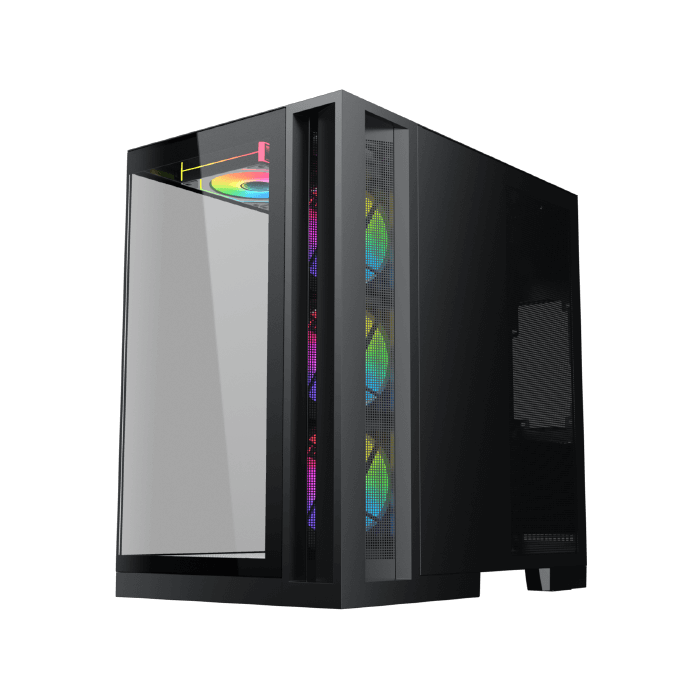 Xigmatek Aqua 7 Argb BTF 8 Fan ARGB Pwm EATX Type C Super Tower Case - AHW Store