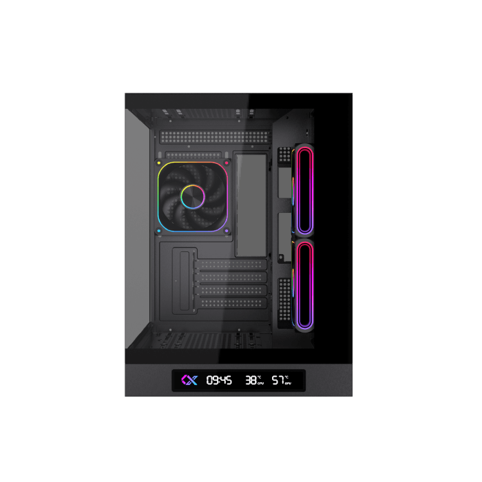 Xigmatek Cloud M DGT 3AF Digital LCD 3 Fan Argb PWM BTF Micro Tower Case - AHW Store