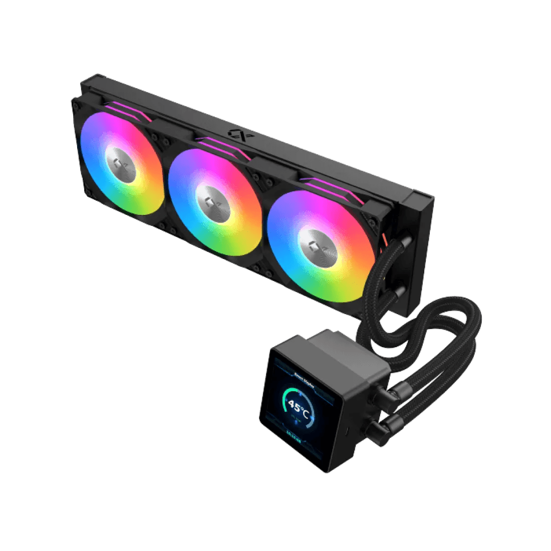Xigmatek Connect 360 Argb 3.4 Smart LCD Liquid Cooler Black - AHW Store