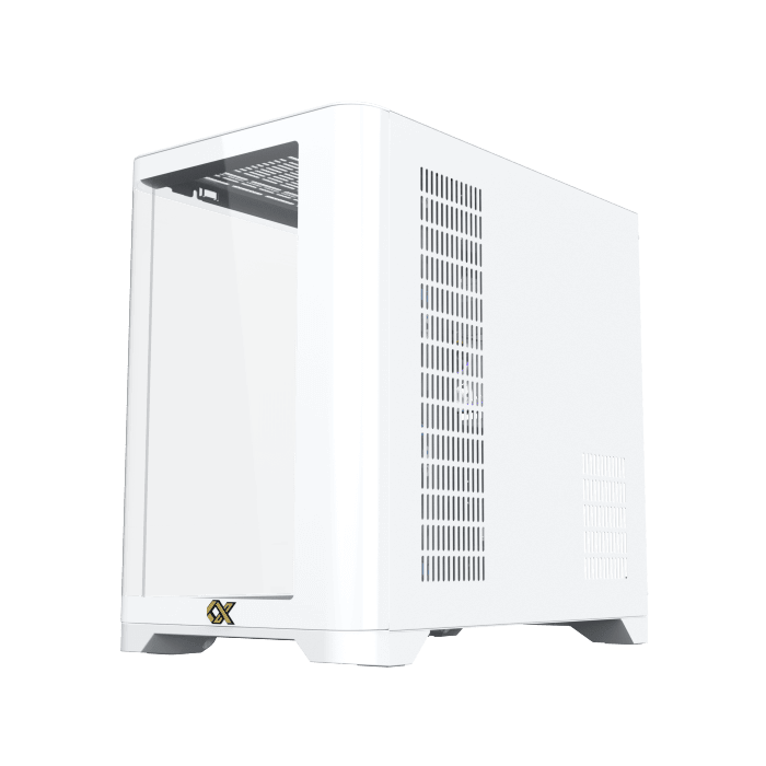 Xigmatek Crystal Storm V2 Arctic Curved TG Mid Tower Case 4 Fan ARGB + Fan Controller + Valkyrie 750W 80+ Bronze ATX 3.1 - AHW Store