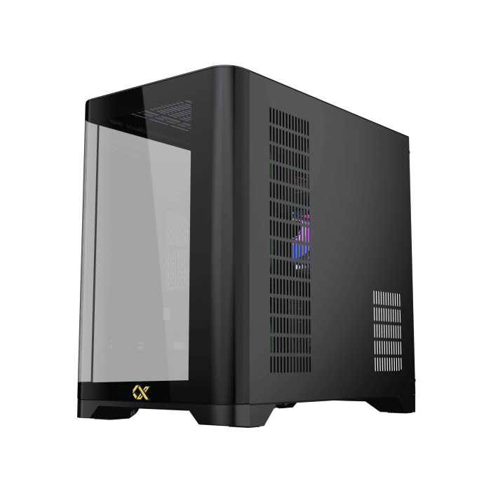 Xigmatek Crystal Storm V2 Curved TG Mid Tower Case 4 Fan ARGB + Fan Controller + Valkyrie 750W 80+ Bronze ATX 3.1 - AHW Store