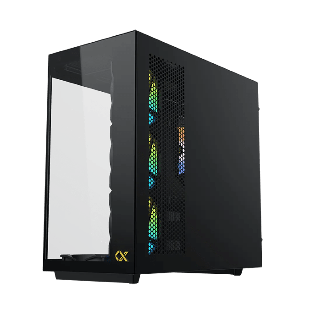 Xigmatek Cubi II Mid Tower Case 7 Fan ARGB Black - AHW Store