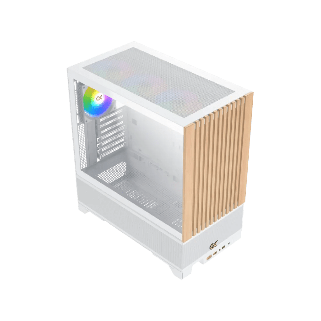 XIGMATEK Endorphin WD Arctic Mid Tower Case 4 Fan ARGB White - AHW Store