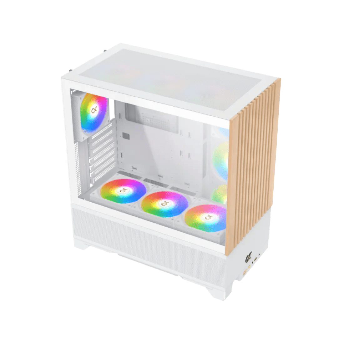 XIGMATEK Endorphin WD Arctic Mid Tower Case 4 Fan ARGB White - AHW Store
