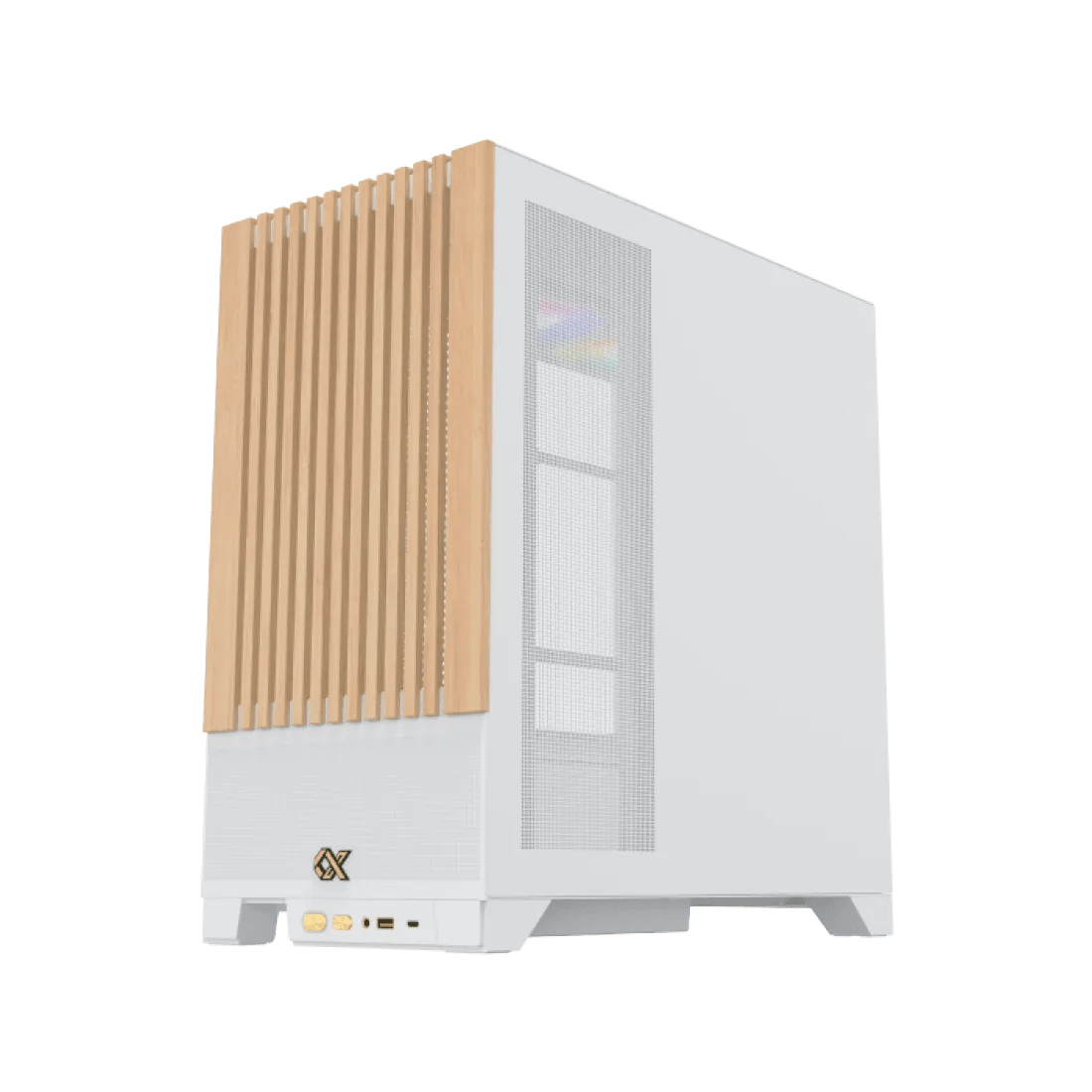 XIGMATEK Endorphin WD Arctic Mid Tower Case 4 Fan ARGB White - AHW Store