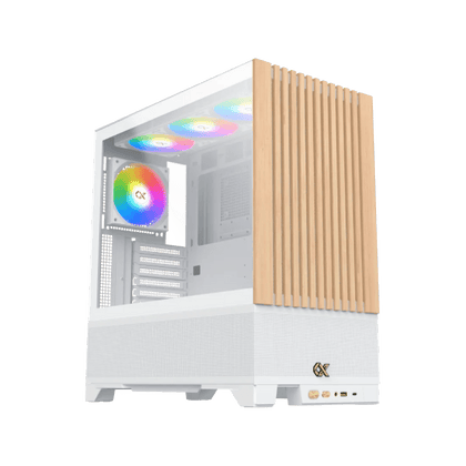 XIGMATEK Endorphin WD Arctic Mid Tower Case 4 Fan ARGB White - AHW Store