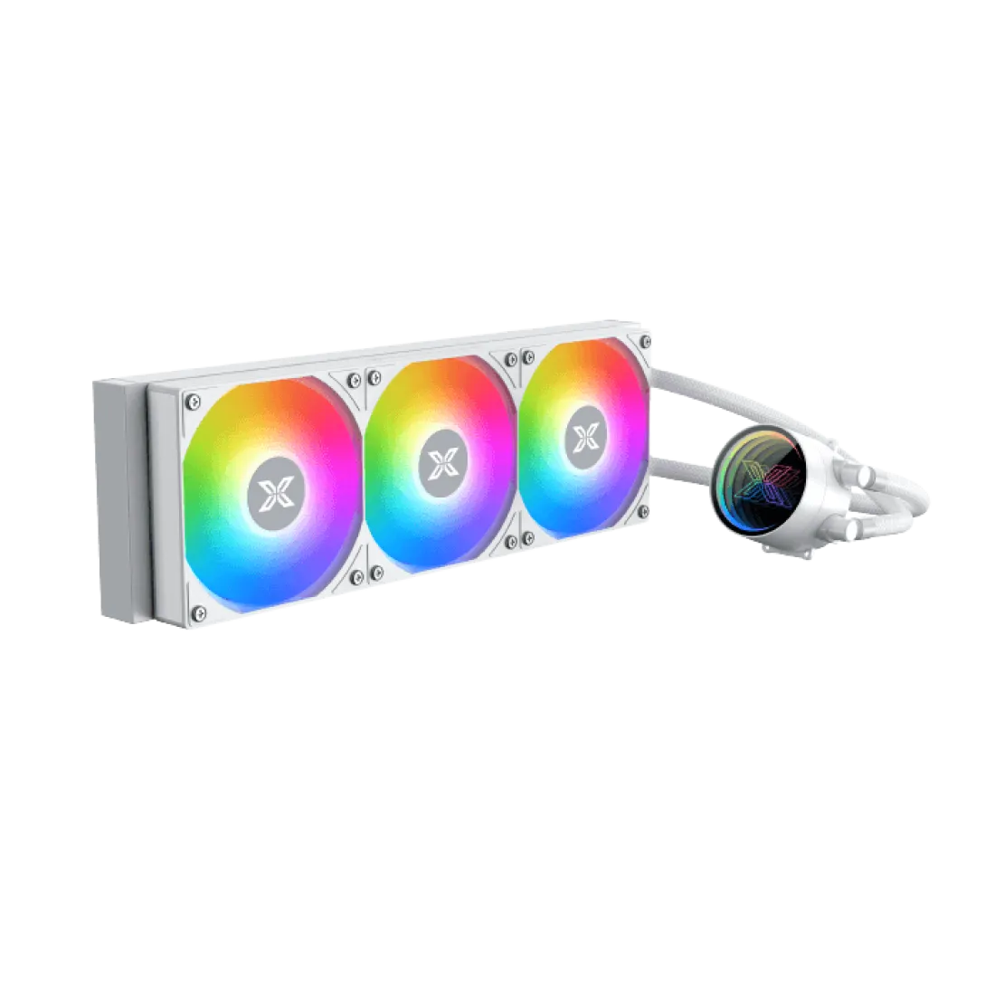 XIGMATEK Fenix II 360 Arctic ARGB AIO CPU Liquid Cooler White - AHW Store