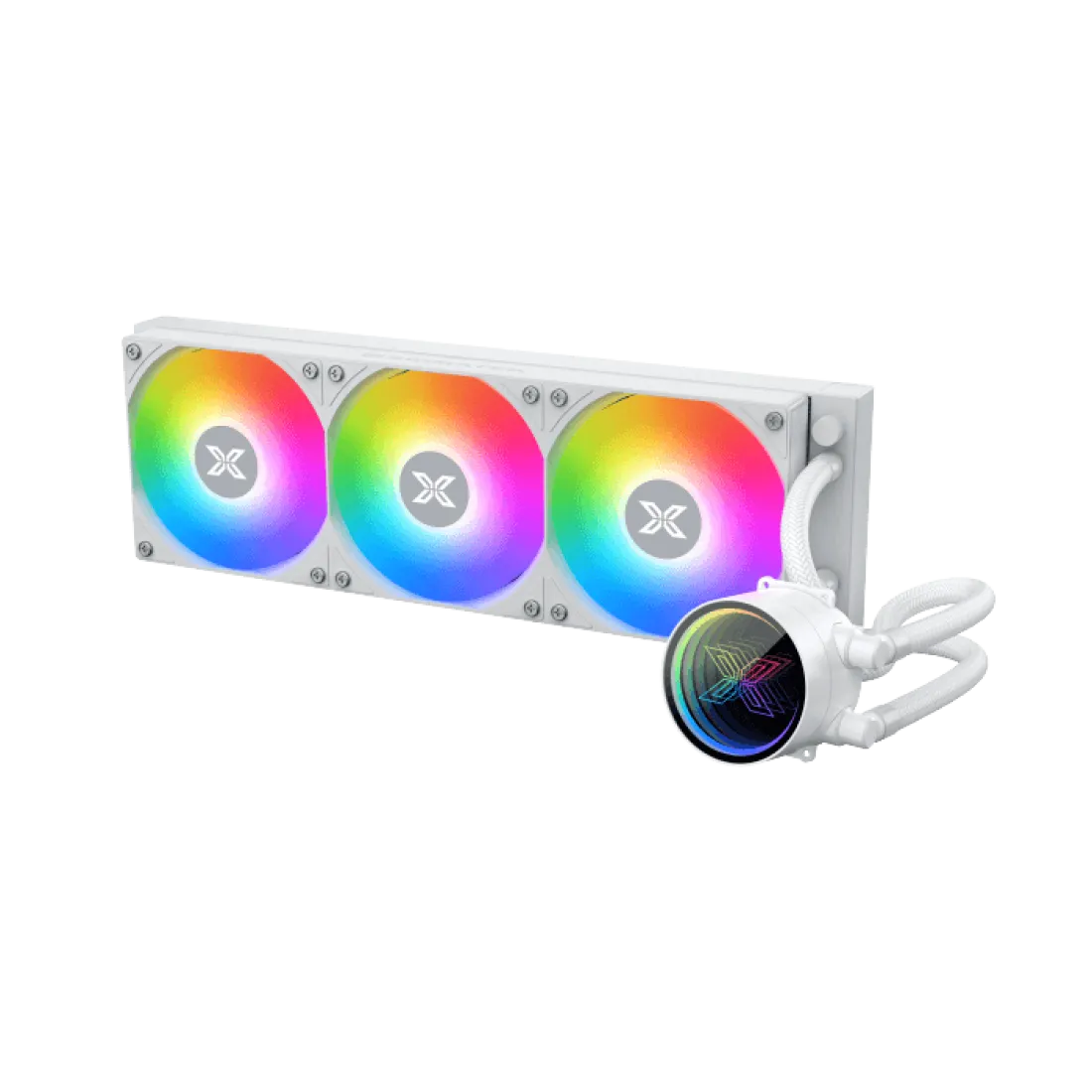 XIGMATEK Fenix II 360 Arctic ARGB AIO CPU Liquid Cooler White - AHW Store