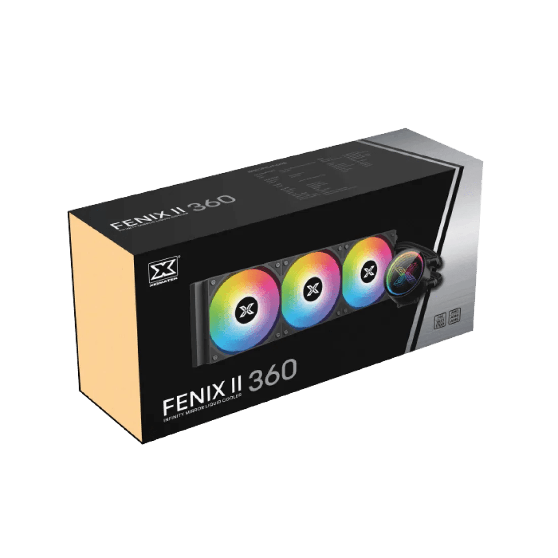 XIGMATEK Fenix II 360 ARGB AIO CPU Liquid Cooler Black - AHW Store