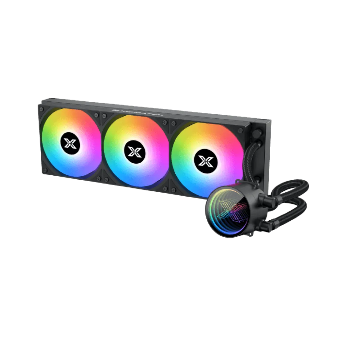 XIGMATEK Fenix II 360 ARGB AIO CPU Liquid Cooler Black - AHW Store