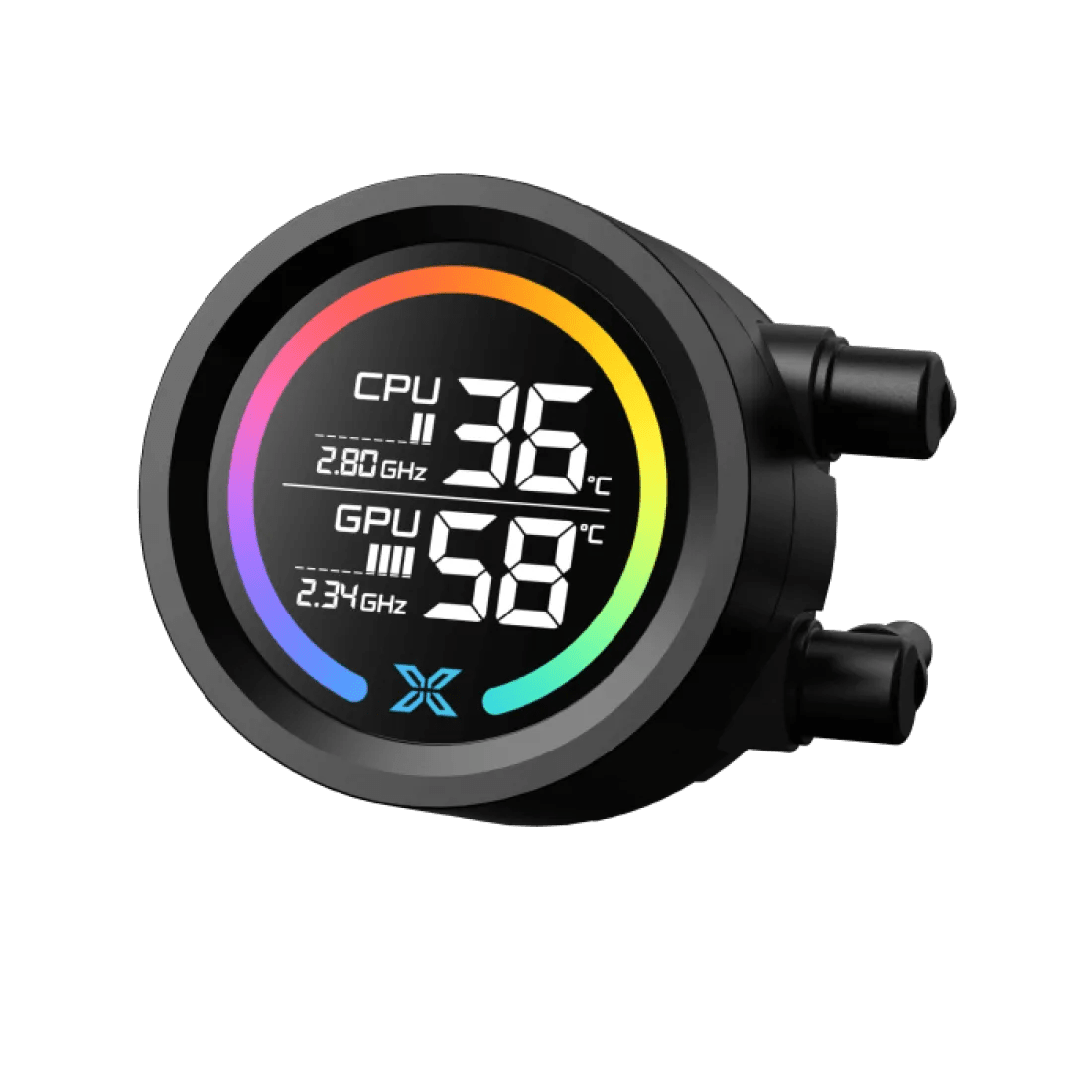XIGMATEK LK 360 Digital Argb Digital LCD Liquid Cooler Black - AHW Store