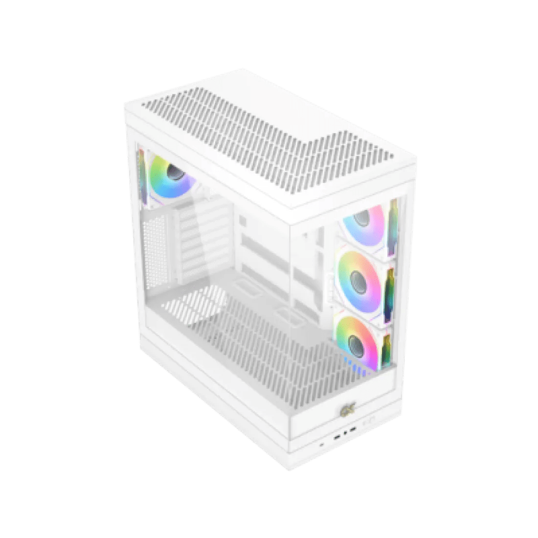 Xigmatek Meta Arctic Super Tower Case 4 Fan ARGB White - AHW Store