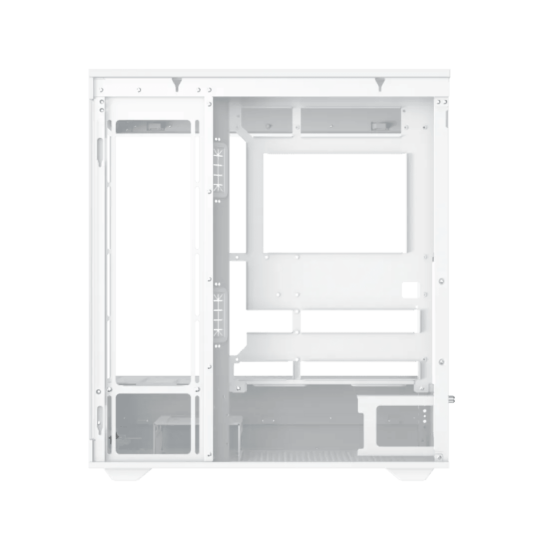 Xigmatek Meta Arctic Super Tower Case 4 Fan ARGB White - AHW Store