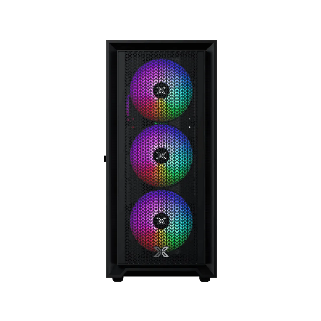 XIGMATEK Sky II FRGB Mid Tower Case 4 Fan RGB Black + X - POWER 600W 80+ White Power Supply - AHW Store
