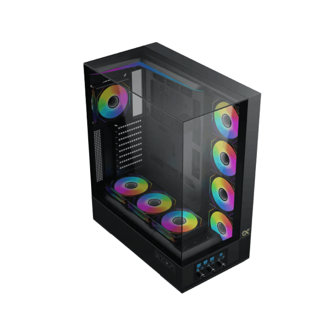 Xigmatek Vision Pro Full Tower Case 8 Fan ARGB Black - AHW Store