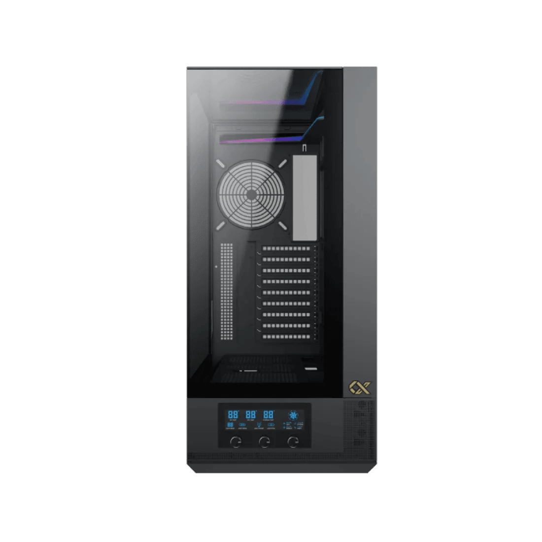 Xigmatek Vision Pro Full Tower Case 8 Fan ARGB Black - AHW Store