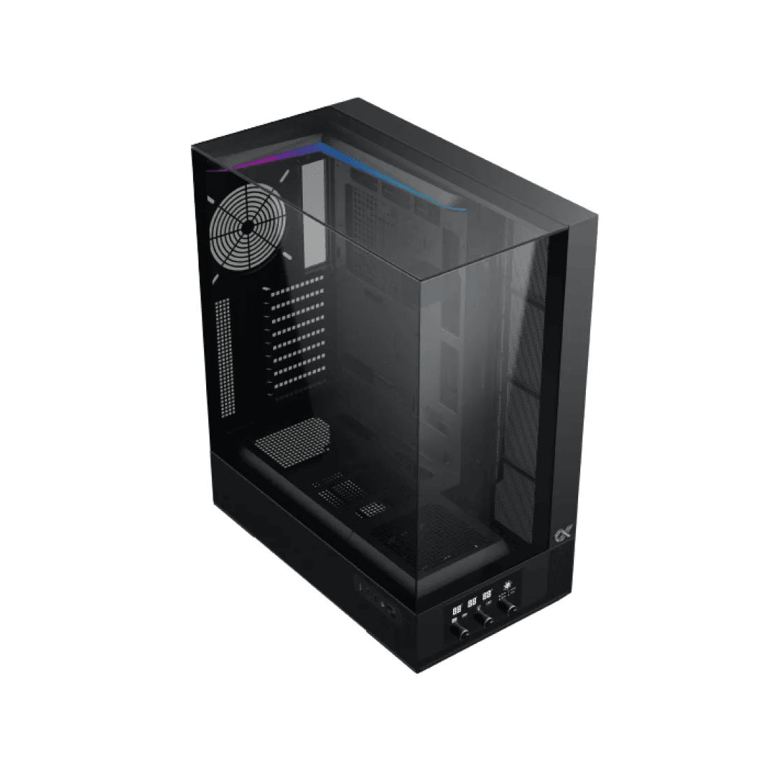 Xigmatek Vision Pro Full Tower Case 8 Fan ARGB Black - AHW Store