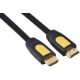 UGREEN HDMI Round Cable 5m -Yellow-Black-10167