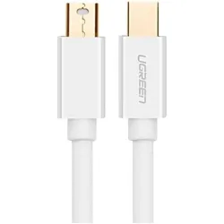 UGREEN Mini DP Male to Male Cable 2m (White) 6957303814299 -10429