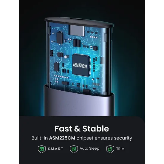 UGREEN USB-C Female to M.2 M-Key 10G Enclosure C TO C Cable 50cm - 10902