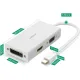 UGREEN Mini DP to HDMI/VGA/DVI Converter White - 20417
