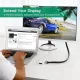 UGREEN Mini DP to HDMI/VGA/DVI Converter White - 20417
