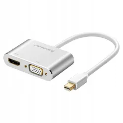 UGREEN Mini DP to HDMI + VGA Converter Silver -20421