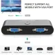 UGREEN MM126 2 Port VGA Switcher (Black) - 30711