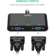 UGREEN MM126 2 Port VGA Switcher (Black) - 30711