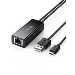 UGREEN Micro USB Ethernet Adapter for Chromecast - 30985