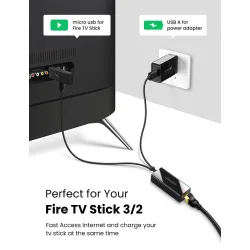 UGREEN Micro USB Ethernet Adapter for Chromecast - 30985