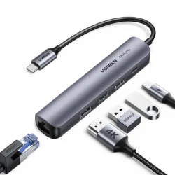 UGREEN USB Type C to HDMI + USB 3.0*3 + PD Power Converter - 50209