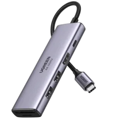 UGREEN USB Type C to HDMI + USB 3.0*3 + PD Power Converter - 50209